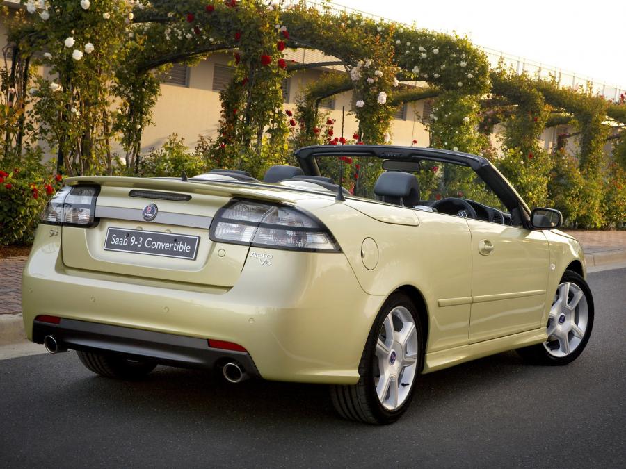  Saab 9-3 Aero Convertible 2008 года  (UK) (фото 17 из 19)